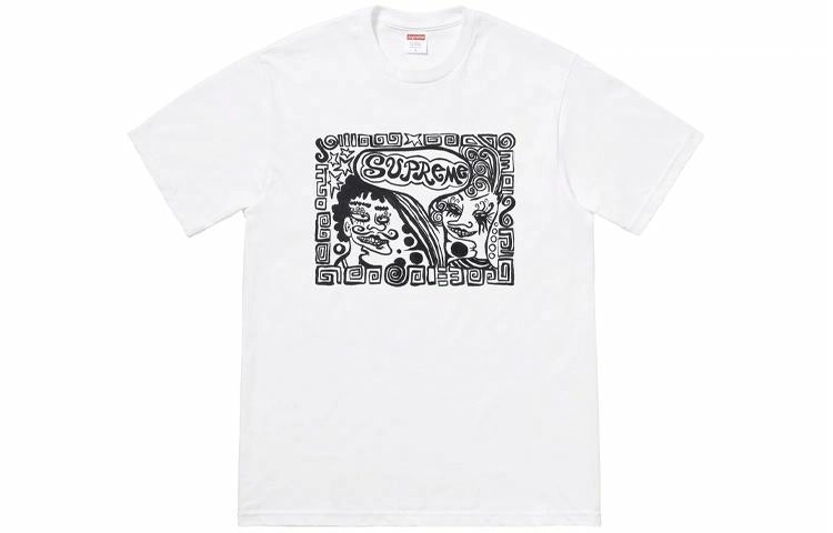 Supreme FW18 Faces Tee white T