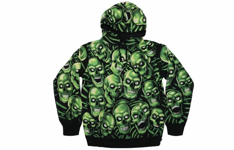 Supreme SS18 Week1 Skull Pile Hooded Sweatshirt