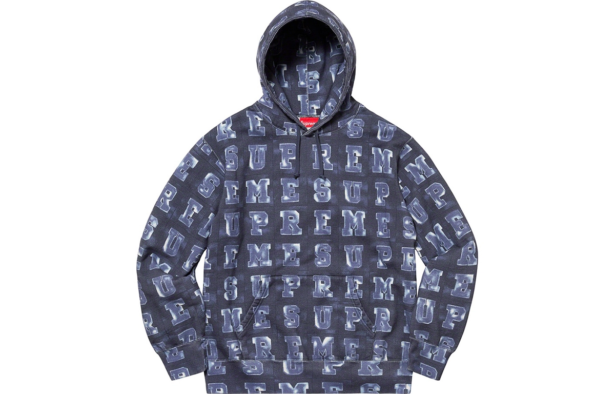 Supreme FW20 Week 1 Blocks Hooded Sweatshirt