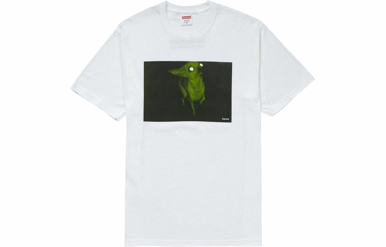 Supreme FW18 Chris Cunningham Chihuahua Tee White T