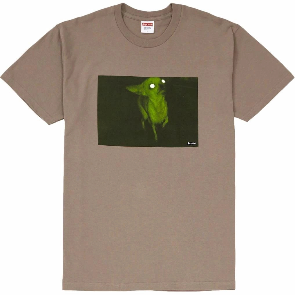 Supreme FW18 Chris Cunningham Chihuahua Tee Taupe T