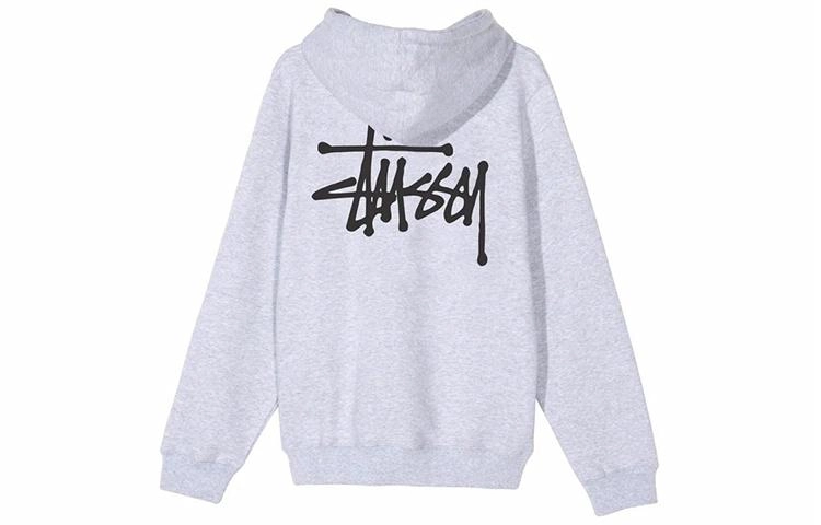 Stussy BASIC ZIP HOOD logo