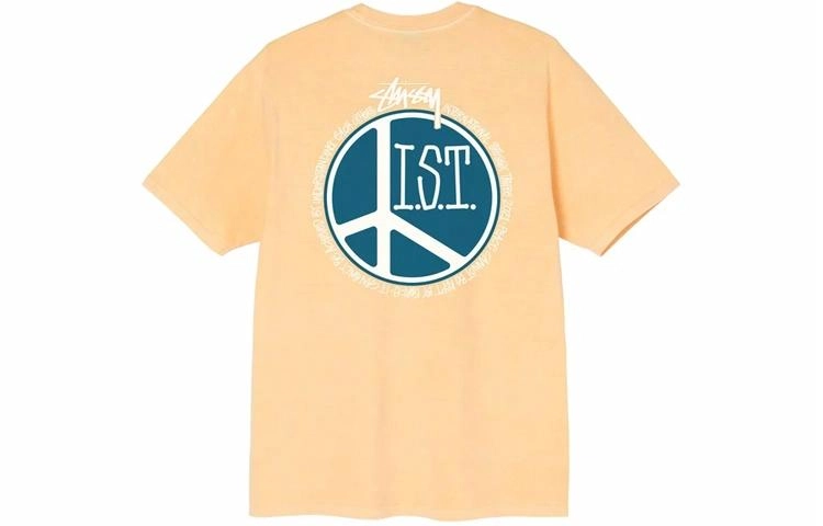 Stussy Peace Dot Pigment Dyed Tee LogoT
