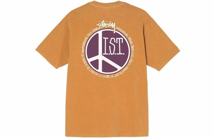 Stussy Peace Dot Pigment Dyed Tee LogoT