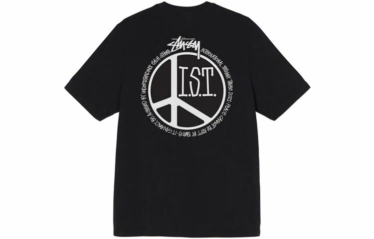 Stussy Peace Dot Pigment Dyed Tee LogoT