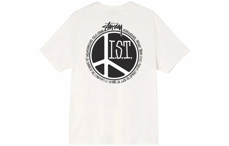 Stussy Peace Dot Pigment Dyed Tee LogoT