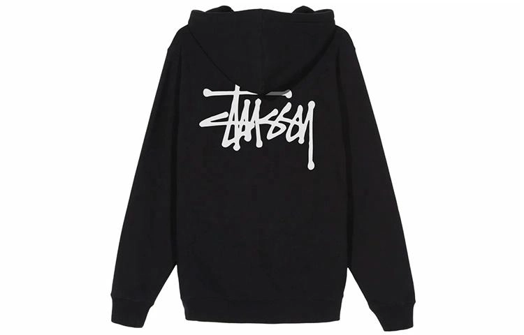 Stussy BASIC ZIP HOOD logo