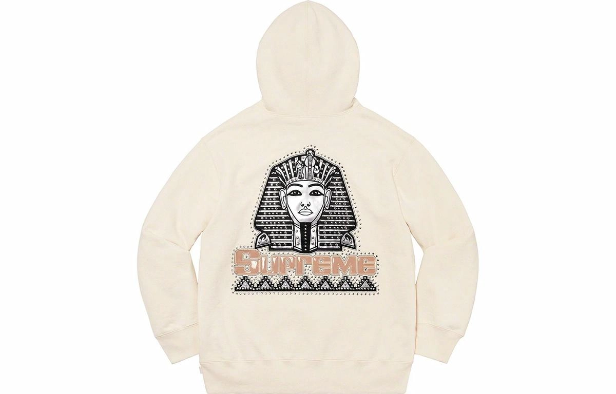 Supreme FW20 Week 1 Pharaoh Studded Hooded Sweatshirt