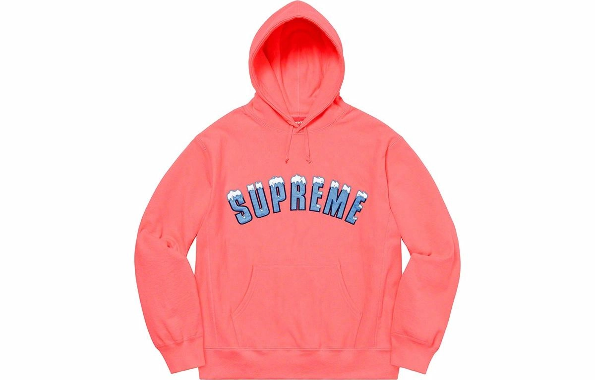 Supreme FW20 Week 1 Icy Arc Hooded Sweatshirt Logo