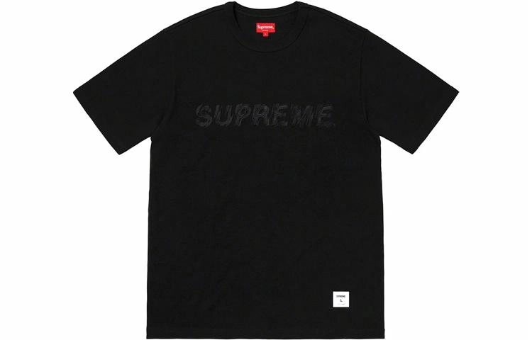 Supreme SS19 Shatter Tee Black LogoT