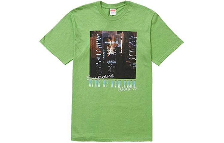Supreme SS19 Christopher Walken King Of New York Tee Green T