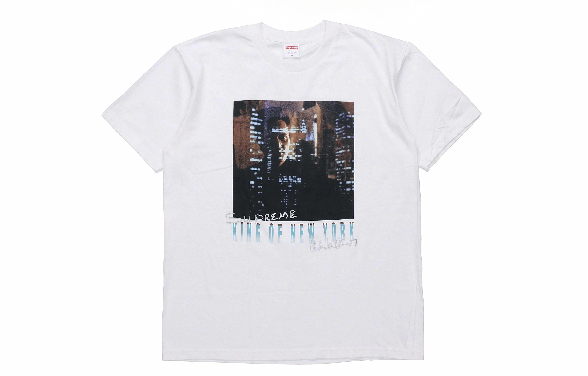 Supreme SS19 Christopher Walken King Of New York Tee White T