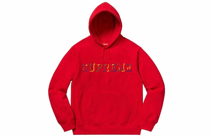 Supreme FW20 Week 8 Drop Shadow Hooded Sweatshirt