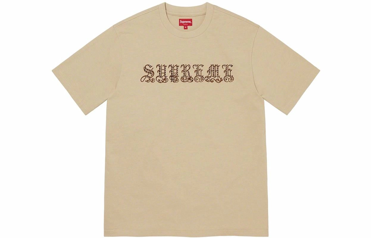 Supreme SS21 Week 8 Old English Rhinestone SS Top T