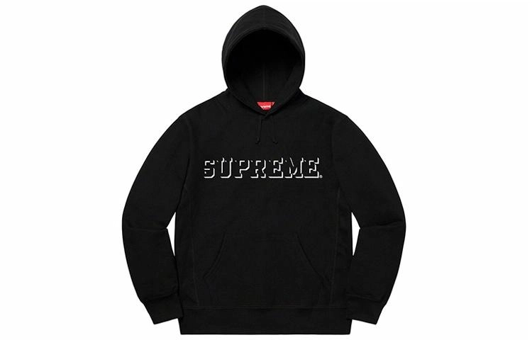 Supreme FW20 Week 8 Drop Shadow Hooded Sweatshirt