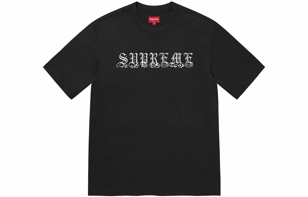Supreme SS21 Week 8 Old English Rhinestone SS Top T