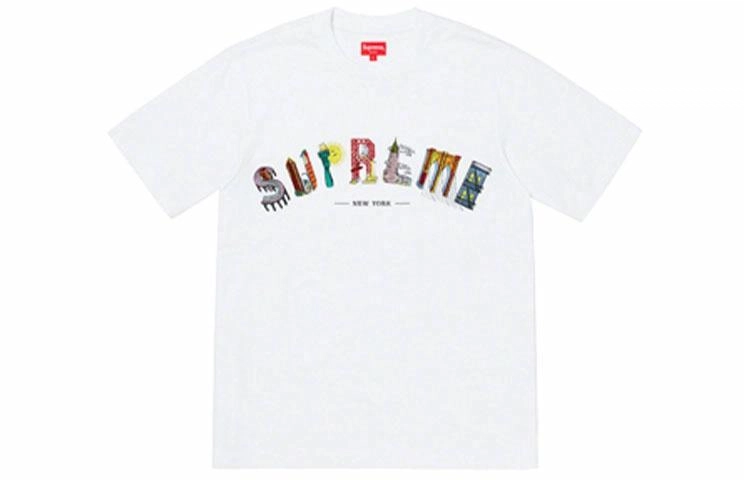 Supreme SS19 City Arc Tee White LogoT