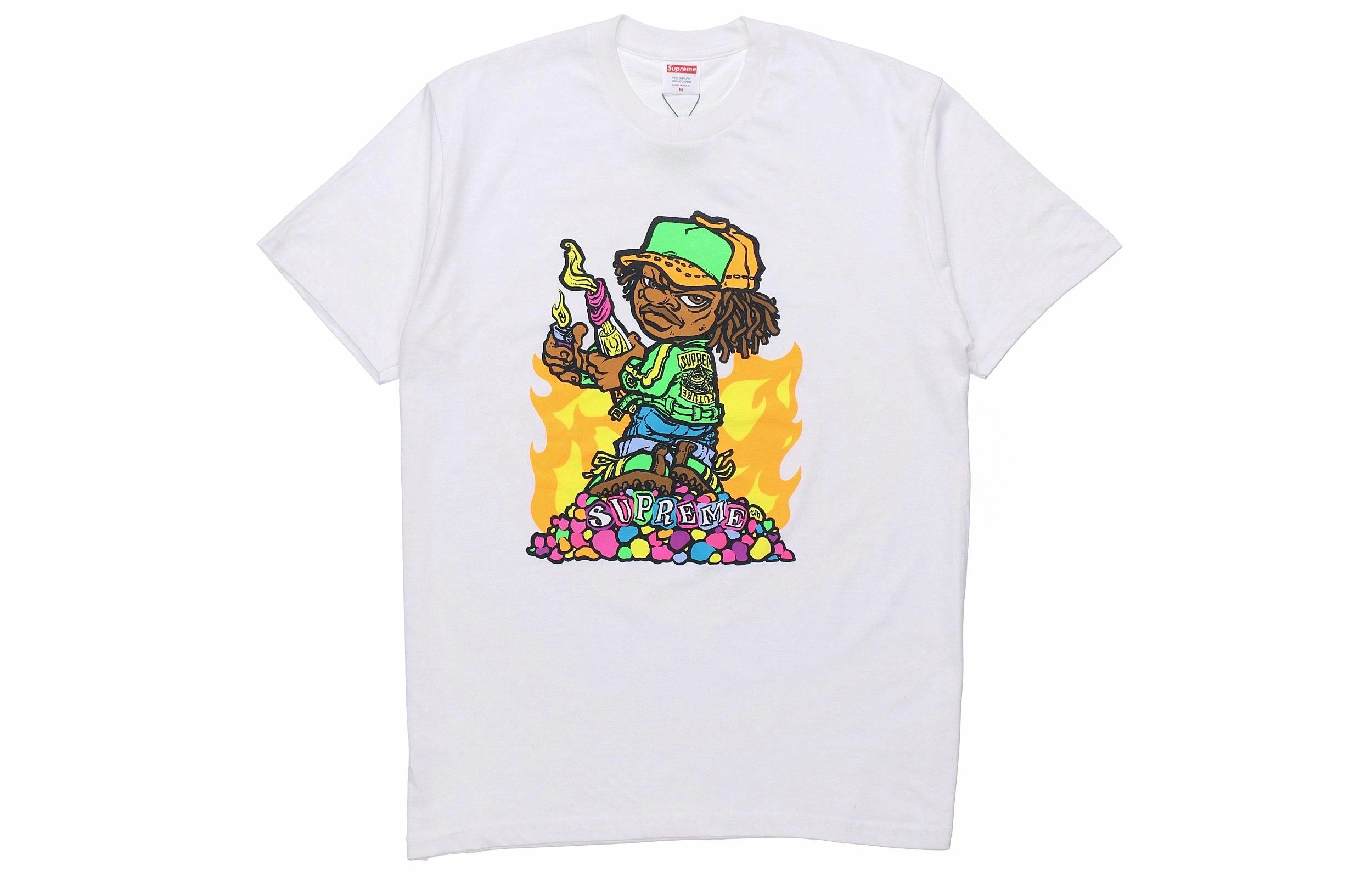 Supreme SS19 Molotov Kid Tee White T