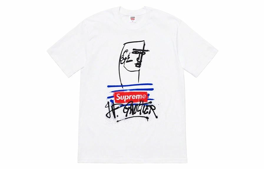 Supreme SS19 x Jean Paul Gaultier Tee White T