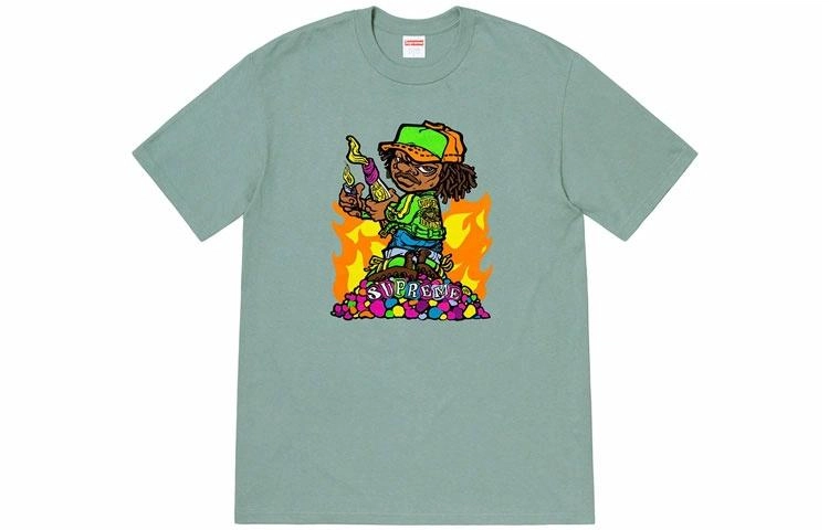 Supreme SS19 Molotov Kid Tee DarkSage T