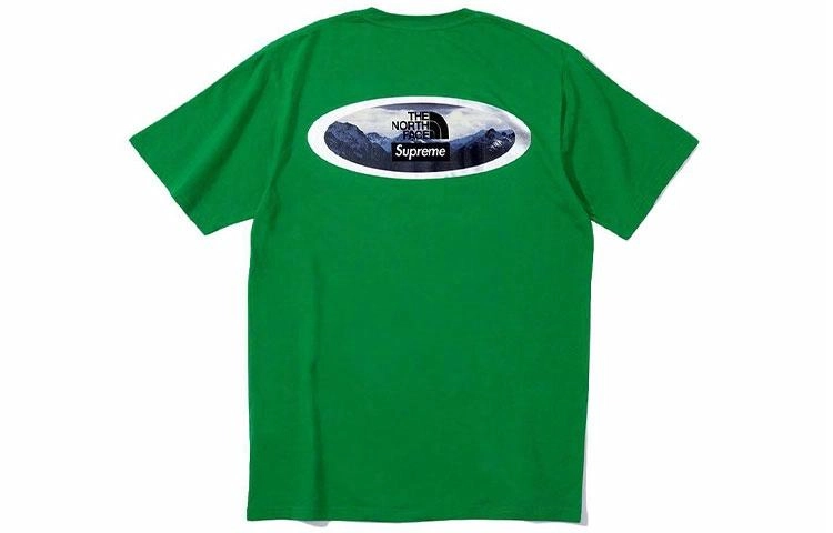 Supreme Week 9 x The North Face Mountains Tee LogoT