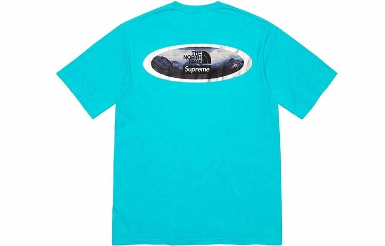Supreme Week 9 x The North Face Mountains Tee LogoT