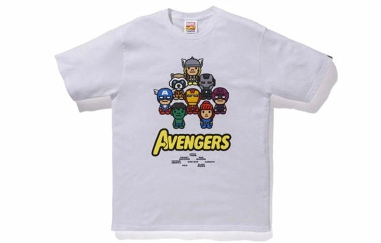 A BATHING APE Bape X Marvel Milo Avengers Tee T