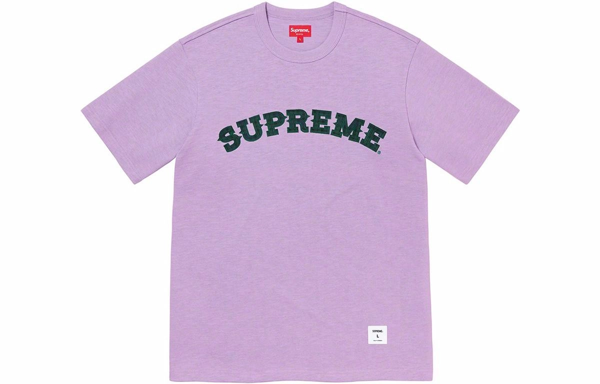 Supreme FW20 Week 1 Plaid Appliqu SS Top LogoT