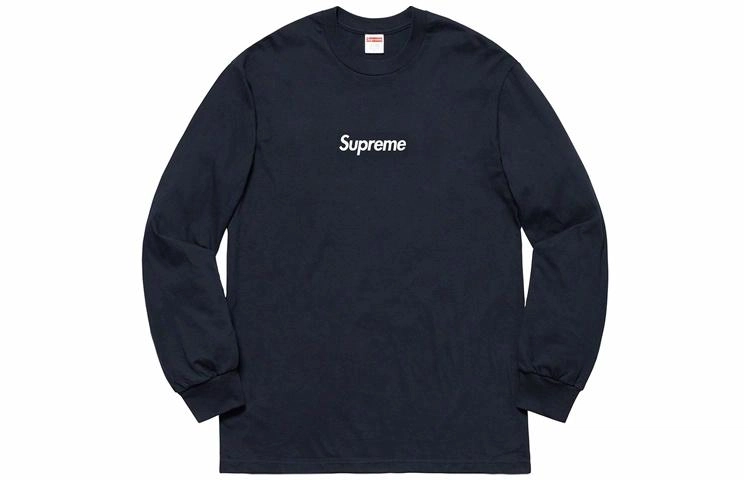 Supreme Week 7 Box Logo LS Tee Logo bogoT