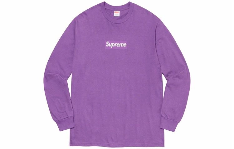 Supreme Week 7 Box Logo LS Tee Logo bogoT