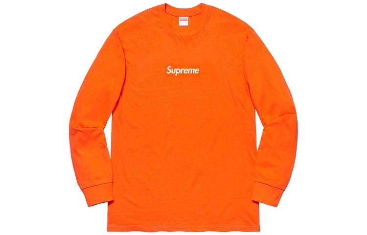 Supreme Week 7 Box Logo LS Tee Logo bogoT
