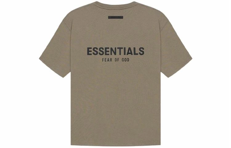Fear of God Essentials SS21 Short Sleeve Tee Taupe LogoT