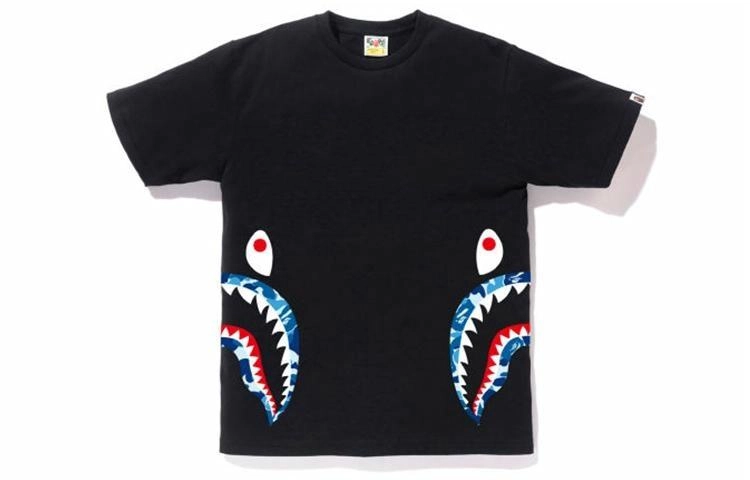 A BATHING APE ABC Side Shark Tee T