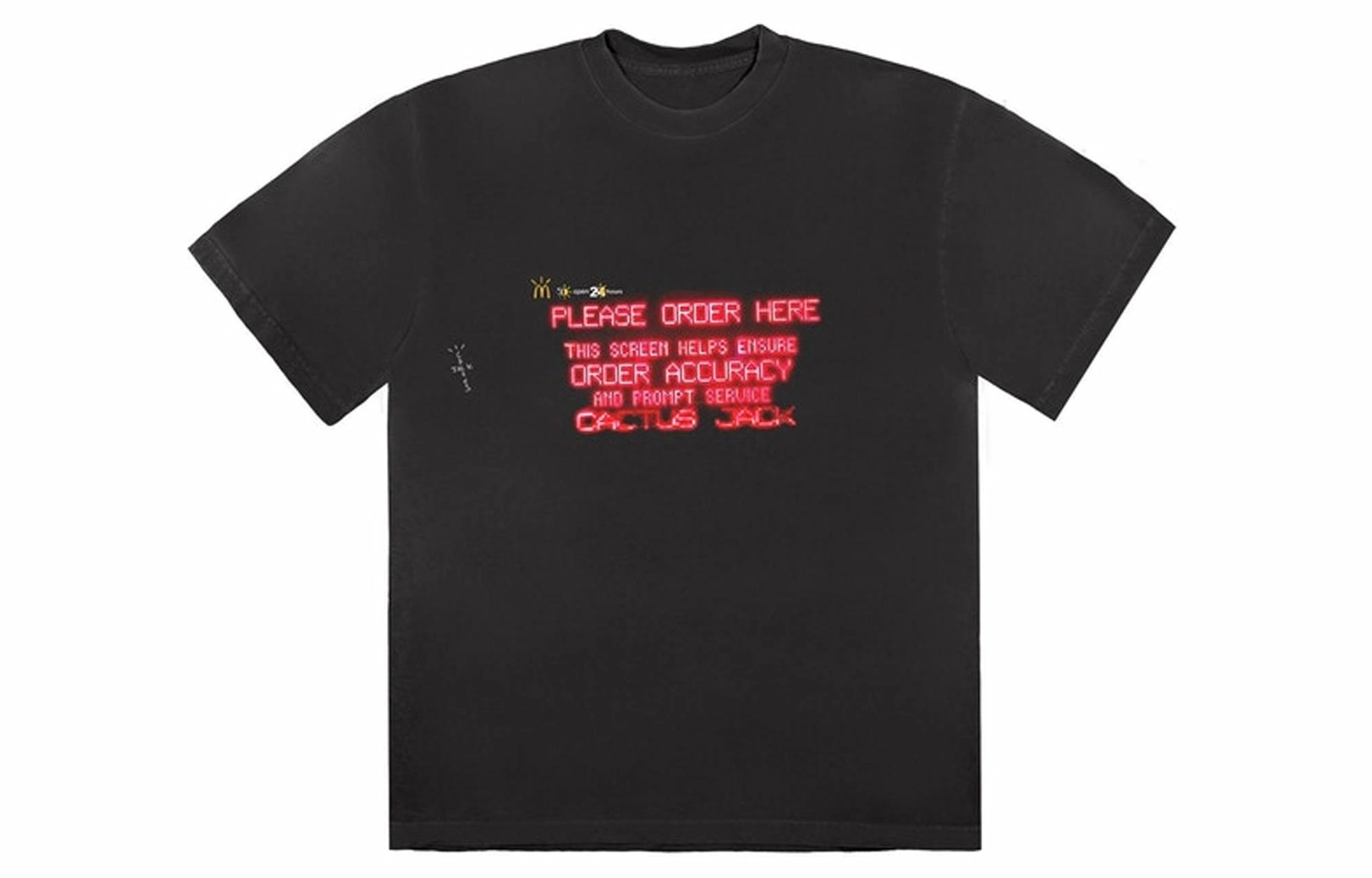 Travis Scott Cactus Jack x McDonald's Order Here T