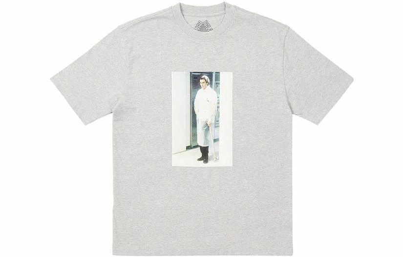 PALACE SS23 American Psycho T-shirt Grey Marl T