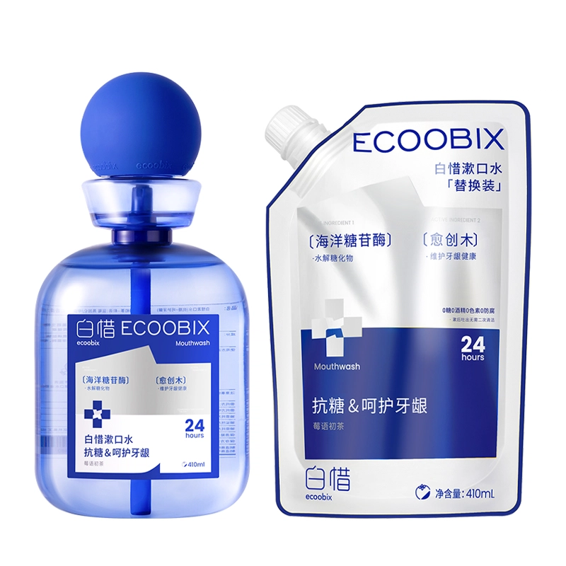 白惜 益生菌持久留香漱口水 清洁护龈