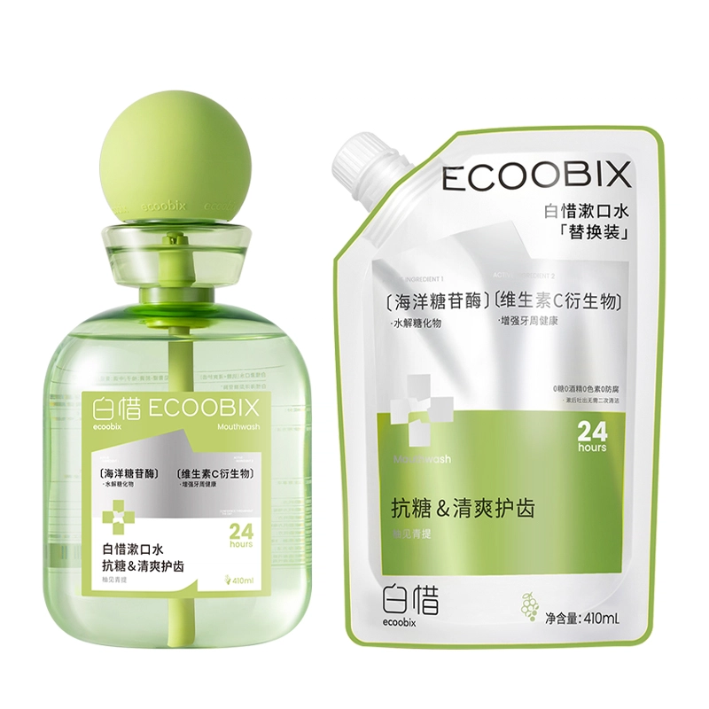 白惜 益生菌持久留香漱口水 清洁护龈