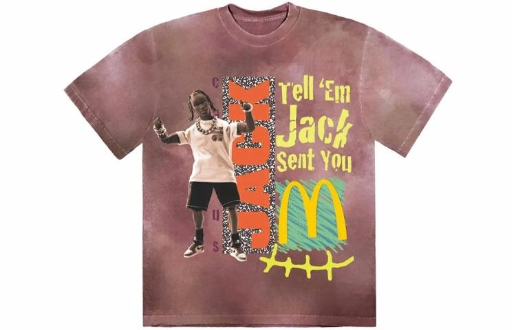 Travis Scott Cactus Jack x McDonald's Smile Tee T