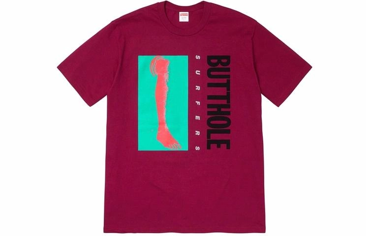 Supreme Week 19 x Butthole Surfers Leg Tee logoT