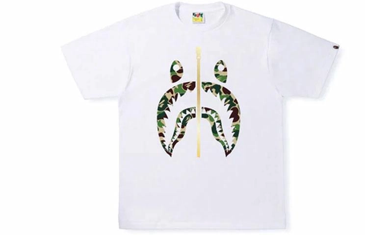 A BATHING APE Abc Camo Shark Tee T