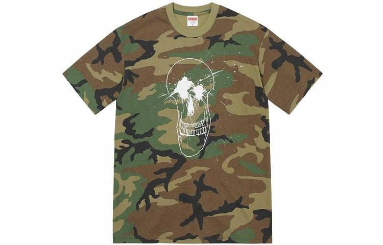 Supreme SS22 Week 8 Ralph Steadman Skull Tee T