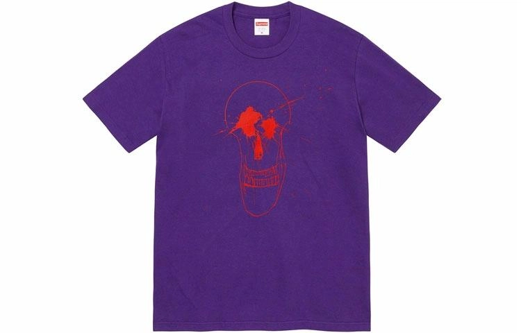 Supreme SS22 Week 8 Ralph Steadman Skull Tee T