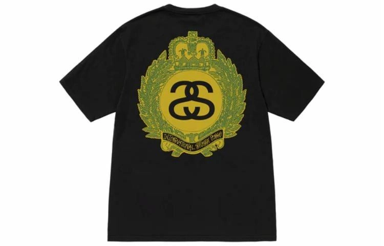 Stussy SS23 S Logo SS-LINK CROWN WREATH PIGMENT DYED TEE logo T