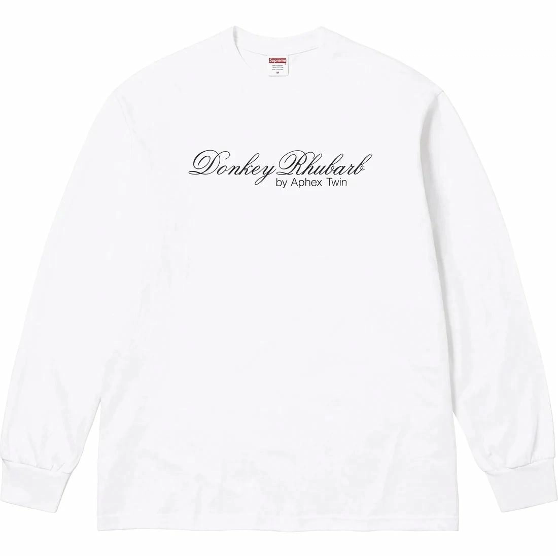 Supreme x Aphex Twin SS25 WEEK2 Donkey Rhubarb LS Tee logoT