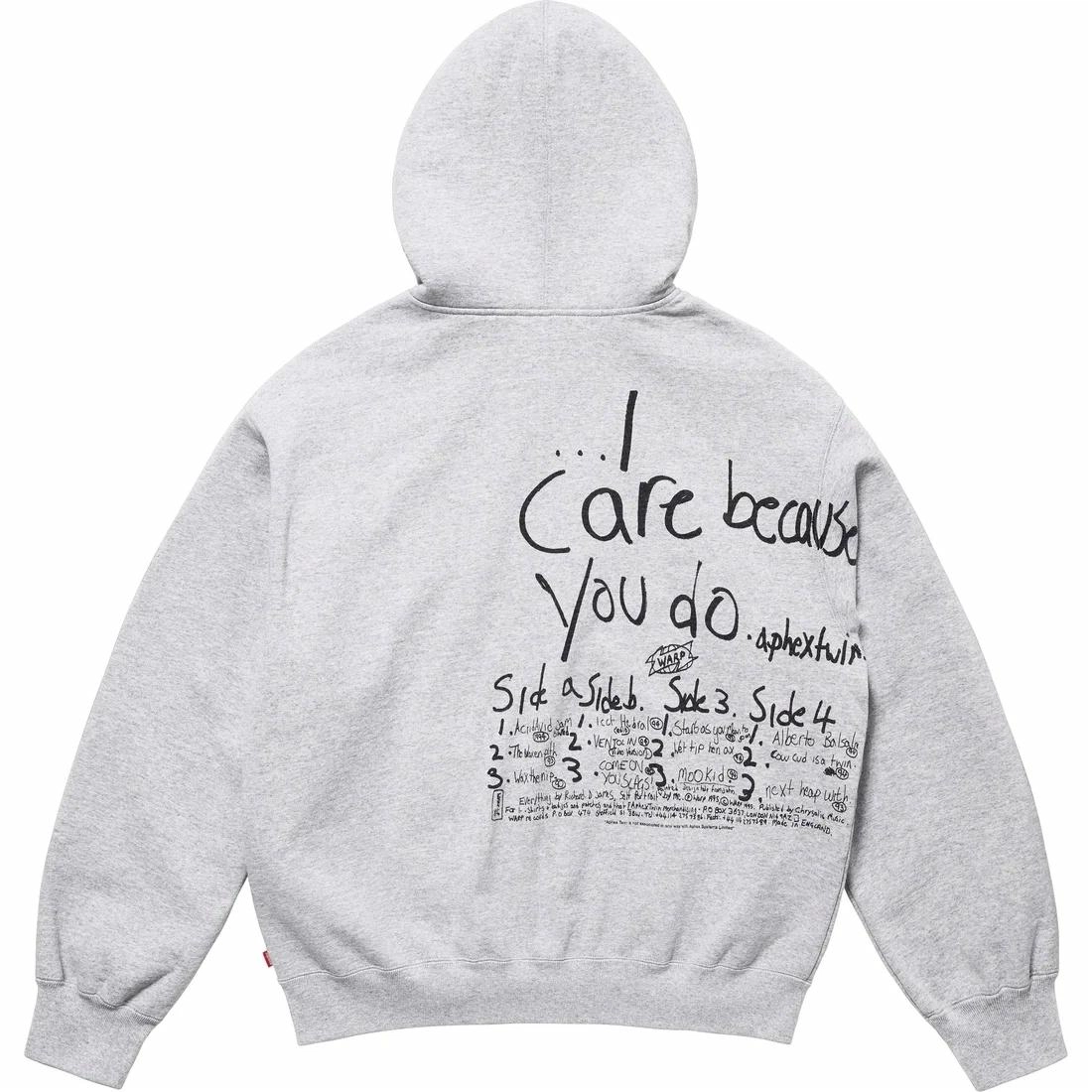 Supreme x Aphex Twin SS25 WEEK2 Zip Up Hooded Sweatshirt
