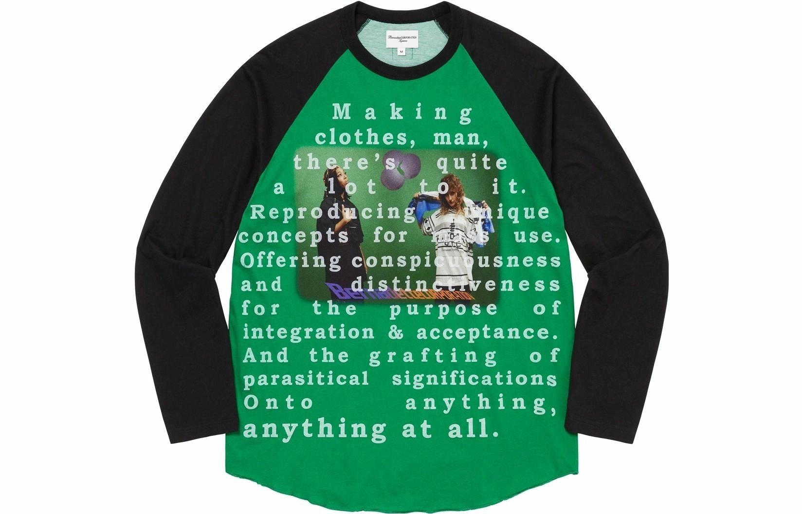 Supreme x BERNADETTE CORPORATION SS23 WEEK13 RAGLAN LS TOP T