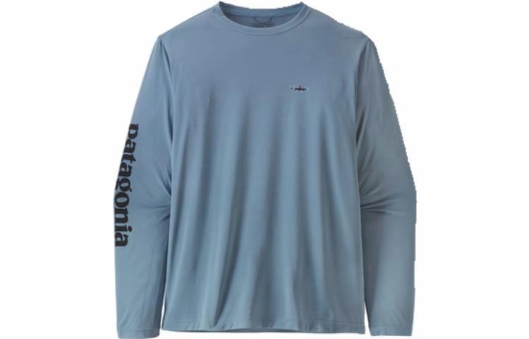 patagonia Men's Long-Sleeved Capilene Cool Daily Fish Graphic Shirt C1T
