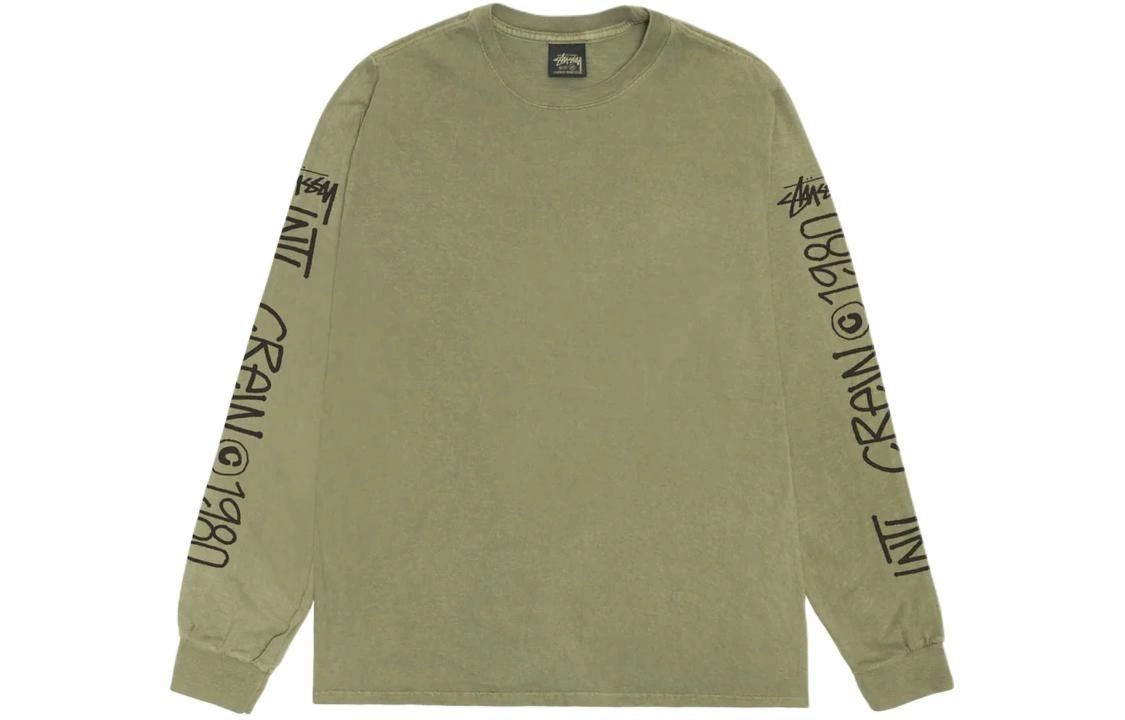 Stussy SS24 INTL CREW LS TEE PIGMENT DYED T