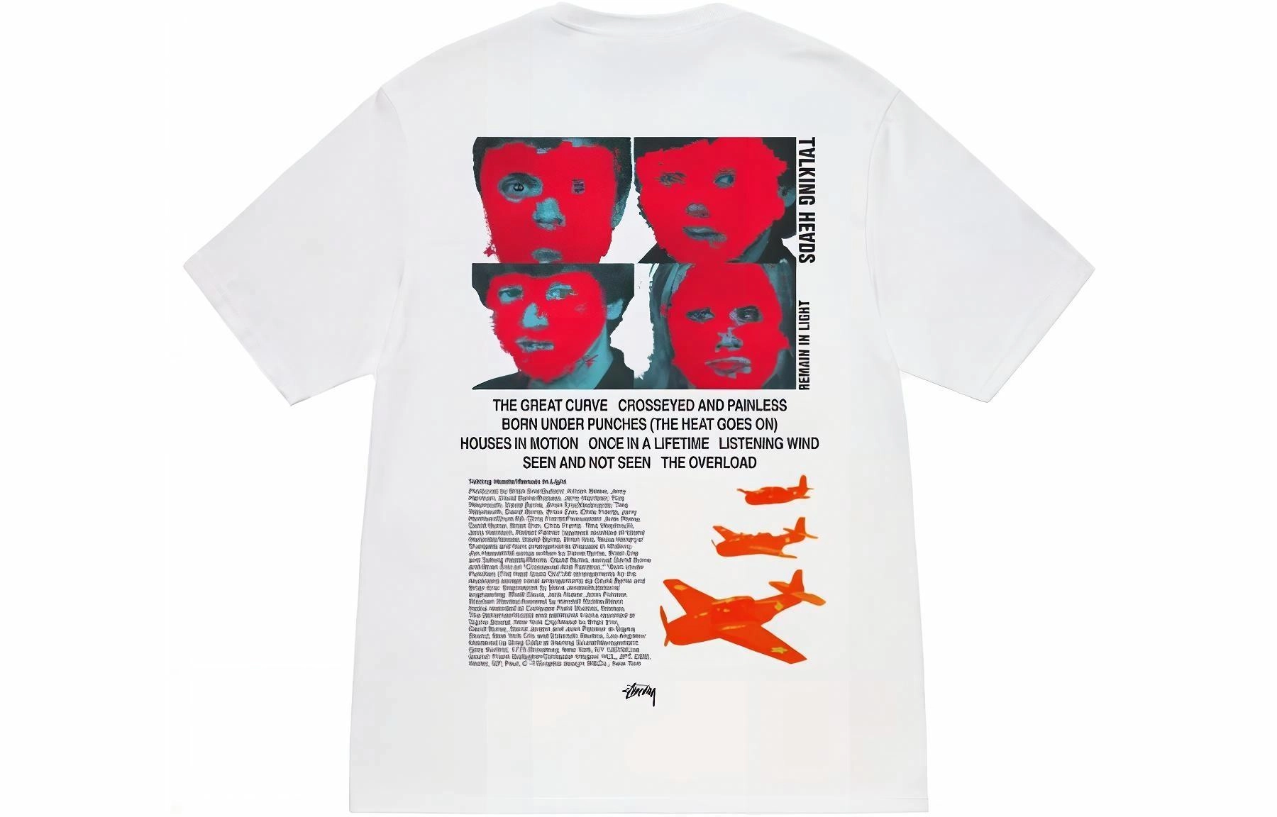 Stussy x TALKING HEADS FW23 REMAIN IN LIGHT TEE T