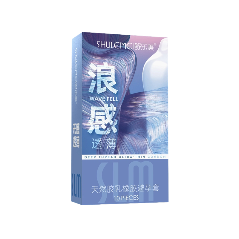舒乐美 撩心浪感组合避孕套 螺纹颗粒水润倍滑玻尿酸
